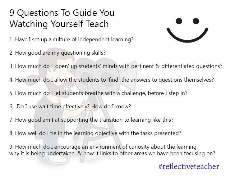 9 Questions To Reflect Critically On Your Own Teaching