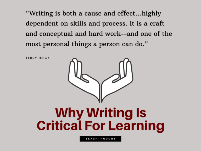 Why Writing Is Critical For Learning