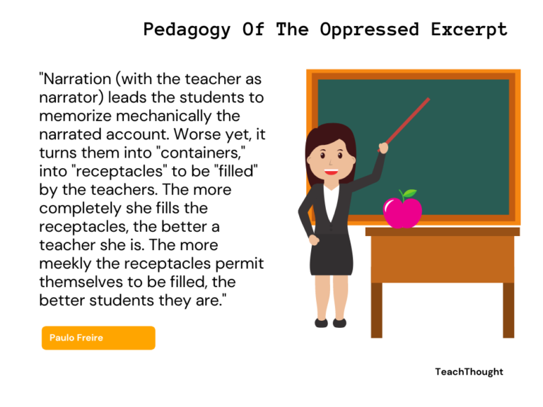 An Excerpt From Pedagogy Of The Oppressed by Paulo Freire