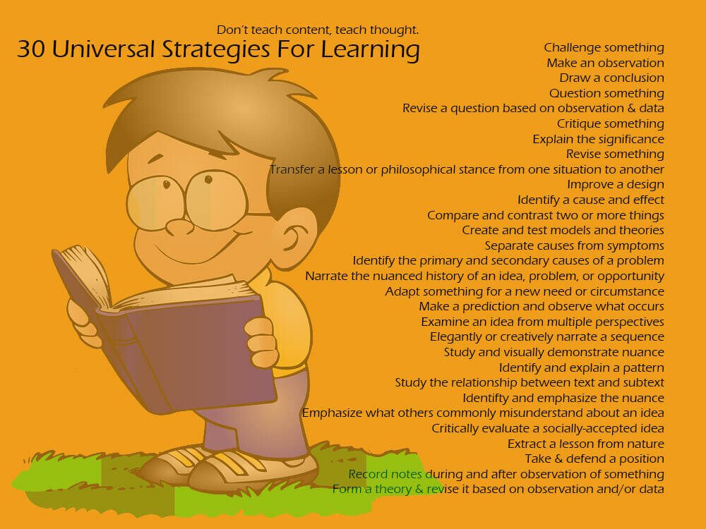30 Universal Strategies For Critical Learning