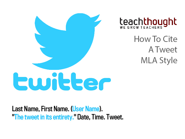 How To Cite A Tweet: MLA Style