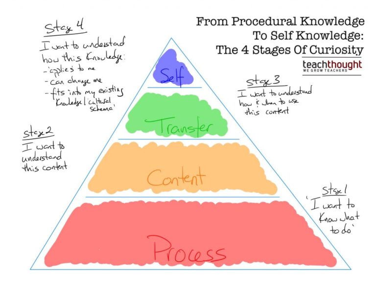 From Procedural Knowledge To Self Knowledge: The 4 Stages Of Curiosity