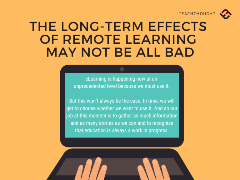 The Long-Term Effects Of Remote Learning May Not Be All Bad