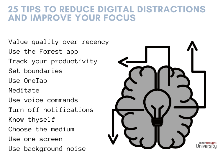 25 Tips To Reduce Digital Distractions And Improve Your Focus