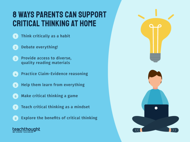 8 Ways Parents Can Support Critical Thinking At Home