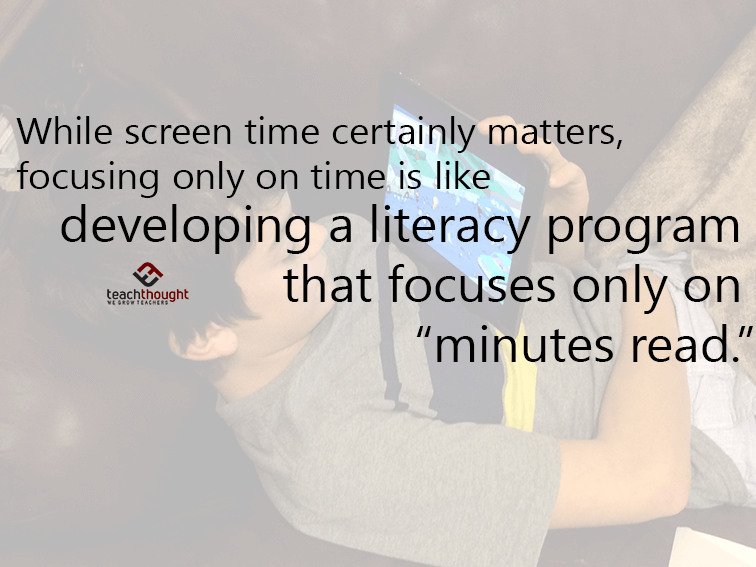 Why Worrying About Screen Time Might Be The Wrong Approach