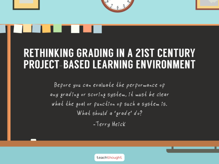 Rethinking Grading In A Project-Based Learning Classroom