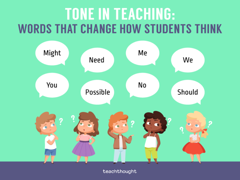 Tone In Teaching: 20 Words That Can Change How Students Think
