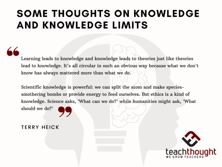 Some Thoughts On Knowledge And Knowledge Limits