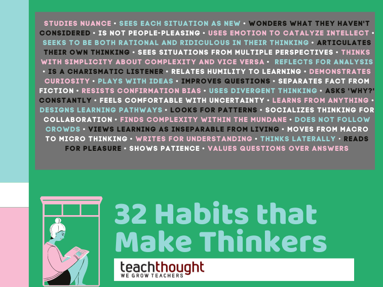 32 Habits That Make Thinkers
