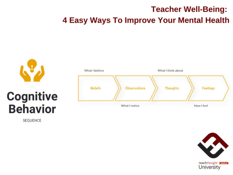 Teacher Well-Being: 4 Easy Ways To Improve Your Mental Health